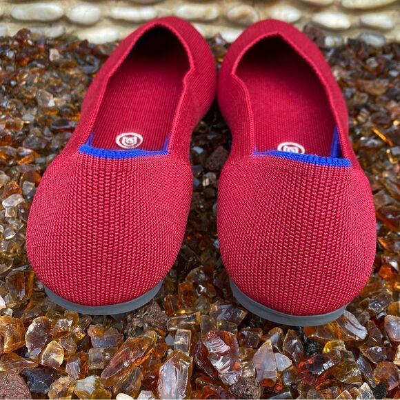 Rothy's Red The Flat Slip On Shoe. Size 9.5. NWOT! Retail $129 - Picture 4 of 6